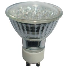 GU10 DIP 30-LED Bulbs, 2.1W, Warm White (10 Pack)