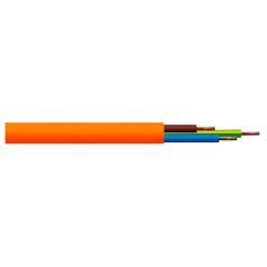 3183Y Orange 0.75mm² Round 3-Core Flexible Cable 20 Metre Coil