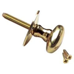 Door Rack Bolt Key with Turn Knob, Brass
