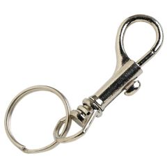 Hipster Key Rings, Nickel Plated (2 Pack)