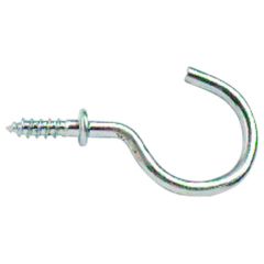 Cup Hooks, Chrome Plated 50mm (10 Pack)