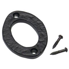 Black Antique Numeral, 75mm Number 0