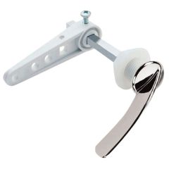 Toilet Cistern Handle, Chrome Plated Metal