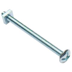 Roofing Bolts with Nuts, BZP M6 x 35mm (25 Pack)