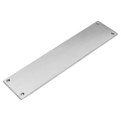 Victorian Style Chrome Finger Plate, 275 x 65mm