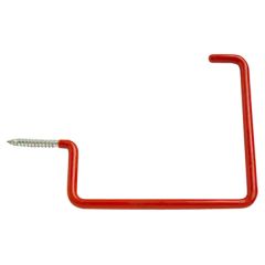 All Purpose Hook, Red Plastic Coated