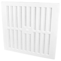 Adjustable Vents (Hit & Miss), White Plastic Surface Mounting, Overall Dimensions: 11.25" x 10.5"