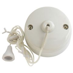 2-Way Ceiling Pull Cord & Switch, 5 Amp