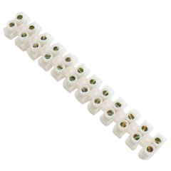 12-Way Terminal/ Connector Strips, 6 Amp (2 Piece x 12)