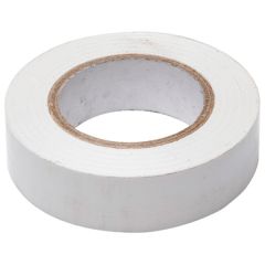 PVC Electrical Insulation Tape, White 19mm x 20 Metre Length