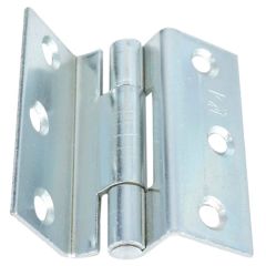 Stormproof Hinges, Bright Zinc Plated 63mm (2 Pack)