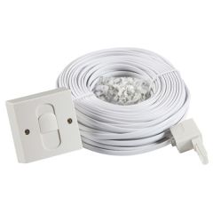 Telephone Extension Kit (15 Metre Cable, Adaptor, Slave Socket & Clips)