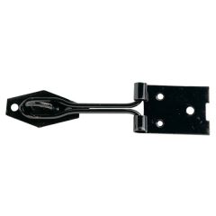 Wire Hasp & Staple, Black Japanned 75mm