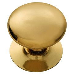 Victorian Style Door Knob, Solid Brass 32mm