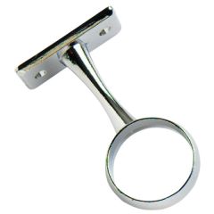 Wardrobe Rod Centre Support, Chromed 19mm