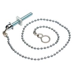Ball Type Bath Chain with Stay, Chrome 450mm