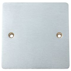 Electrical Blanking Plate, Single 1-Gang Stainless Steel