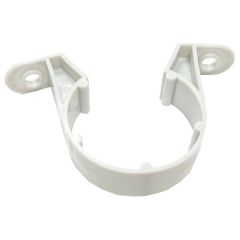 Waste Pipe Clip Brackets, Grey 32mm (5 Pack)