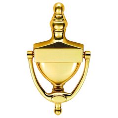 Victorian Urn Style Door Knocker, Solid Brass 150mm