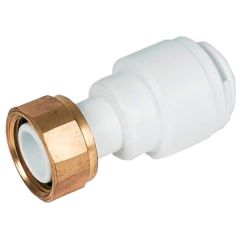 Push-Fit Straight Tap Connector 15mm