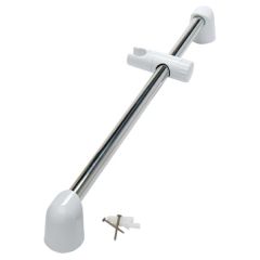 Shower Slider Rail, White 530mm x 25mm