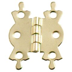 Butterfly Hinges with Screws, Brassed 40mm (2 Pack)