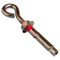 Heavy Duty Eye Bolts with Sleeve Anchors, M10 x 58mm (4 Pack)