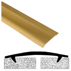 Carpet Cover Strip, Gold Finish, 900mm Long x 34mm Wide