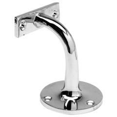 Wall Mounted Handrail Bannister Bracket, Chrome 63mm