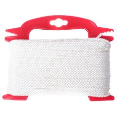 3-Ply Nylon Cord on Hand Reel, 4mm Gauge x 30 Metres Length, 10g Per Metre