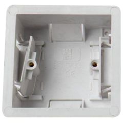 Moulded Hollow Wall Box, Single 35mm