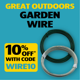 10% off Garden Wire Range with code WIRE10