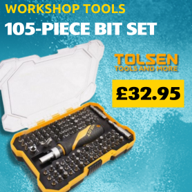 Tolsen Bit Set 105-Piece
