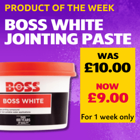 Boss White Jointing Paste, 400g