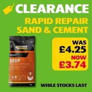 Everbuild Jetcem Deep Rapid Repair Sand & Cement, Grey 2 Kilo