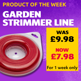 Garden Strimmer Line, Red 3mm x 60 Metres