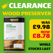 verbuild Lumberjack Clear Wood Preserver 1 Litre - Limited stocks, use by date expired but perfectly usable